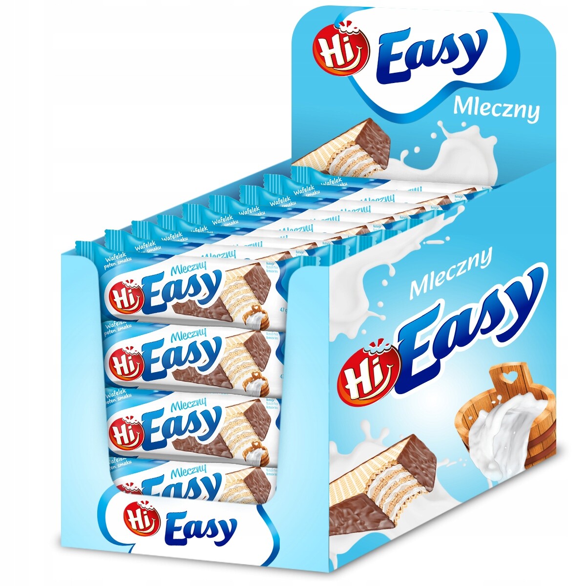 2x Hi Easy Mléčné oplatky 36 x 47 g