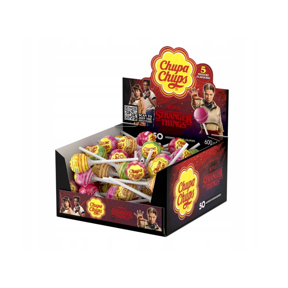 Lízátka Chupa Chups Stranger Things Netflix 50 Kusů