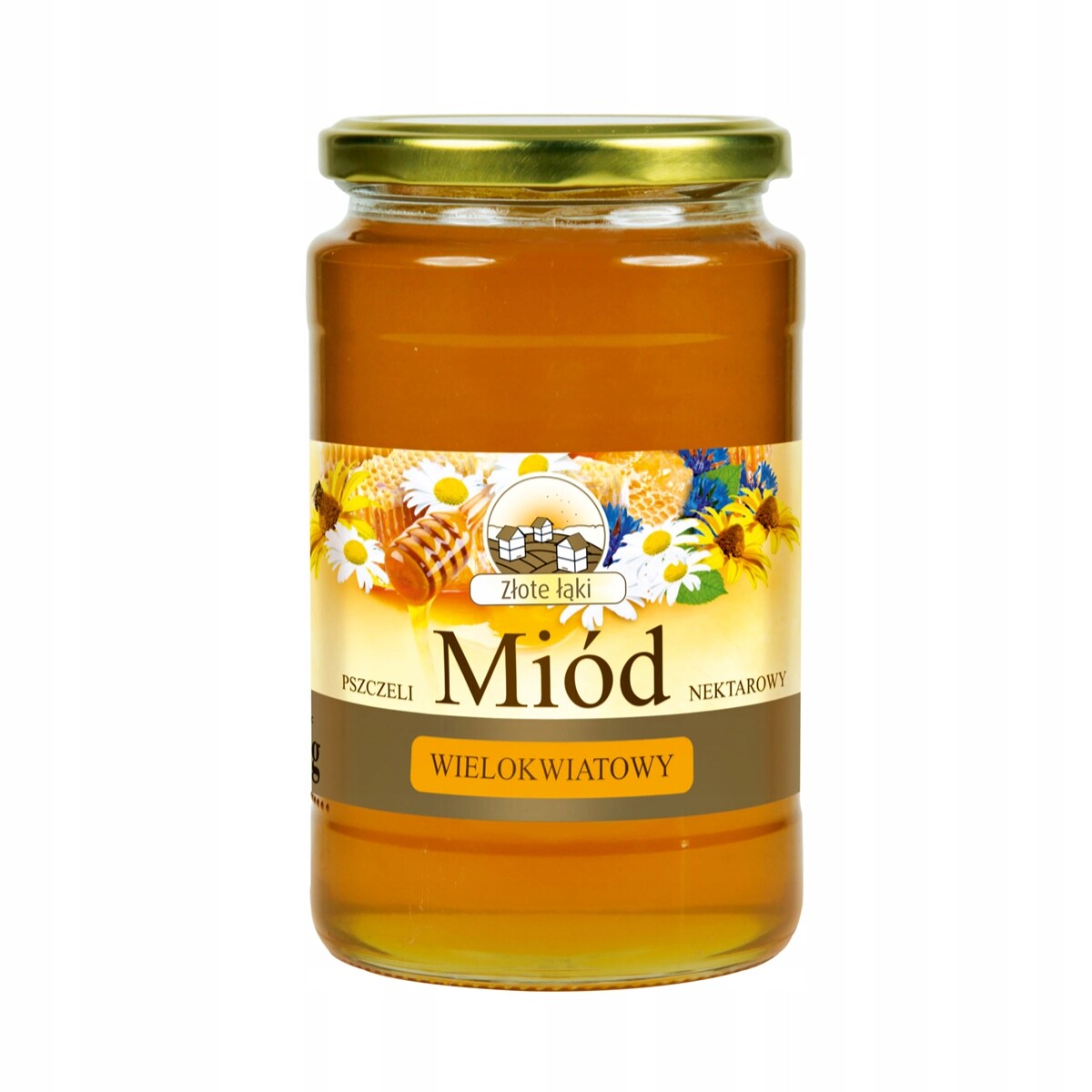 3X Med mnohokvětý Zlaté louky 1kg