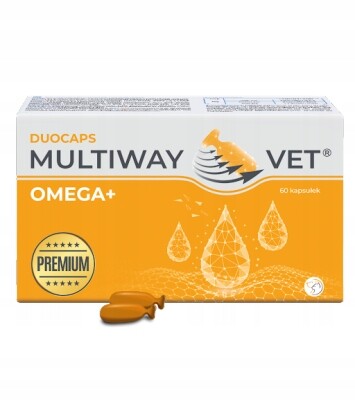 Multiway Vet Duocaps Omega+ 60 kapslí, kapsle typu twist-off