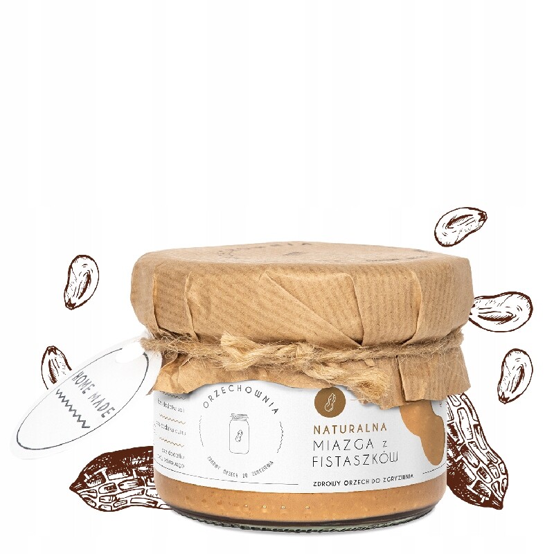 3x Orzechownia Arašídové máslo z fistašek 200 g