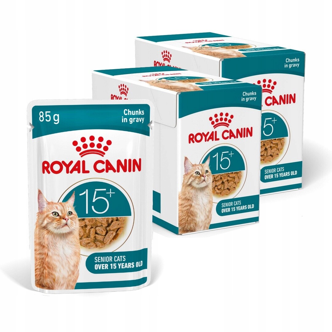 Royal Canin Ageing 15+ Krmivo mokré v omáčce 24x85 g pro zralé kočky