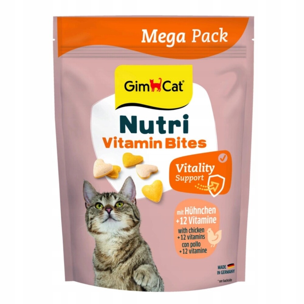 GimCat Nutri Vitamin Bites Zvýšení vitality 425 g