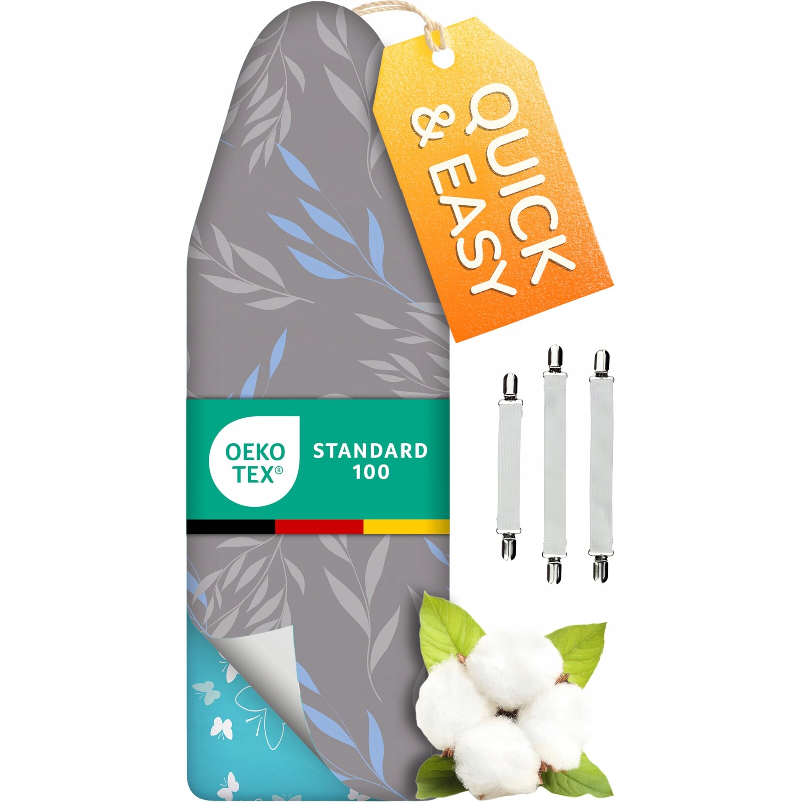 Superměkký potah na žehlicí prkno Turbo 140x40