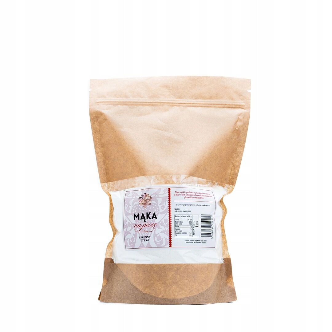 8x Italská pšeničná mouka na pizzu typ 00 1 Kg Schronisko Bukowina