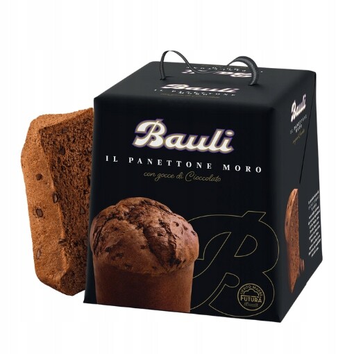 Bauli Panettone Maskáčový – italská kakaová bábovka s čokoládou 900 g