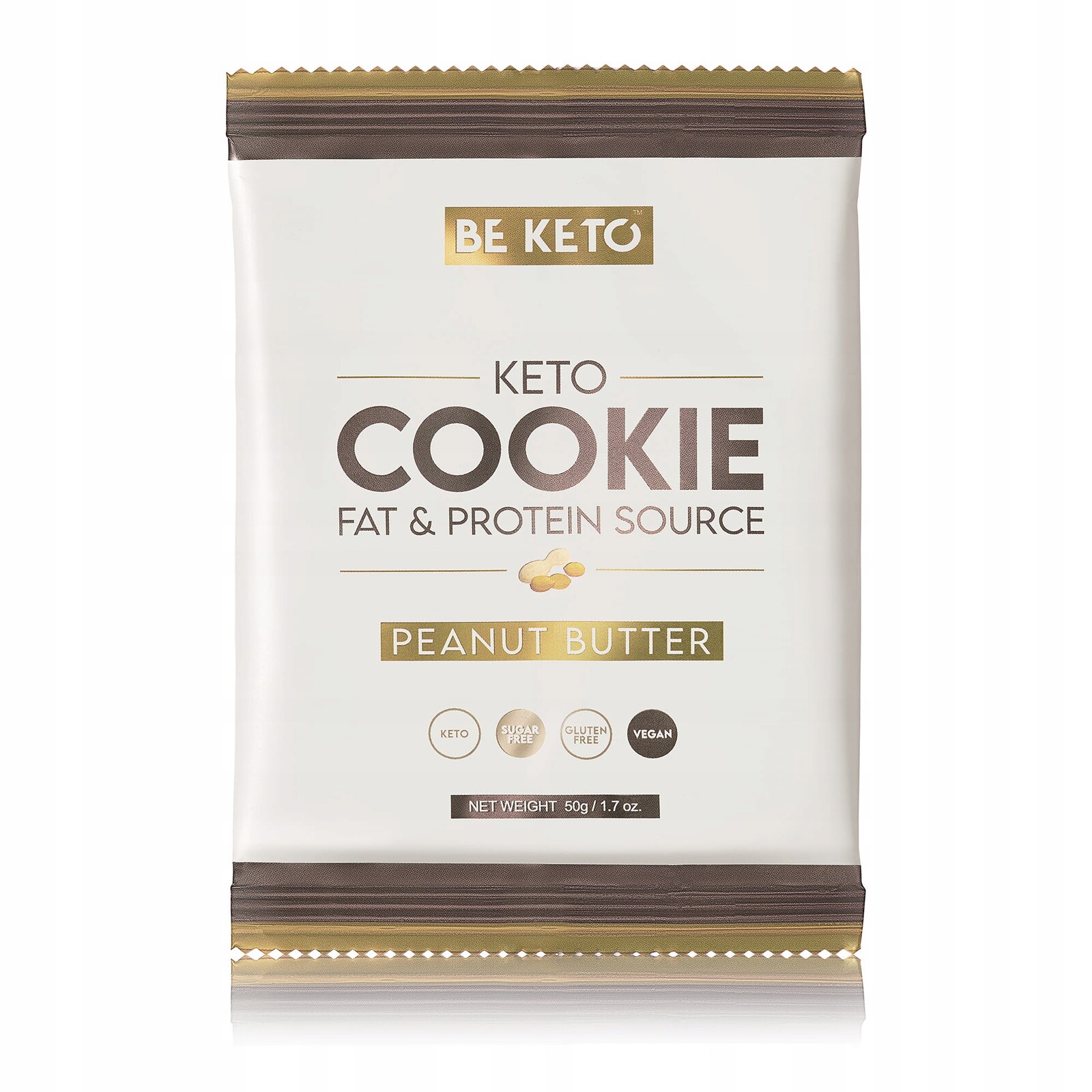 7X Keto Cookie Peanut Butter arašídové máslo bez cukru 50 g BeKeto