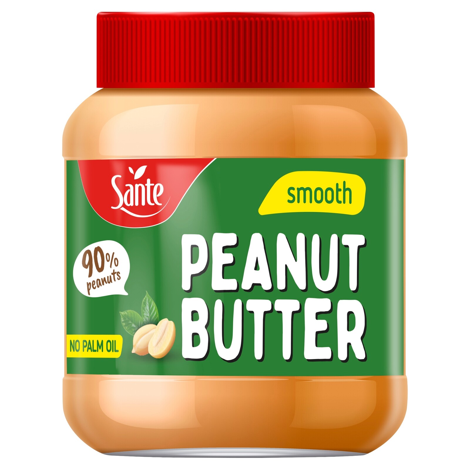 5x Sante Arašídové máslo Peanut Butter Smooth 350 g