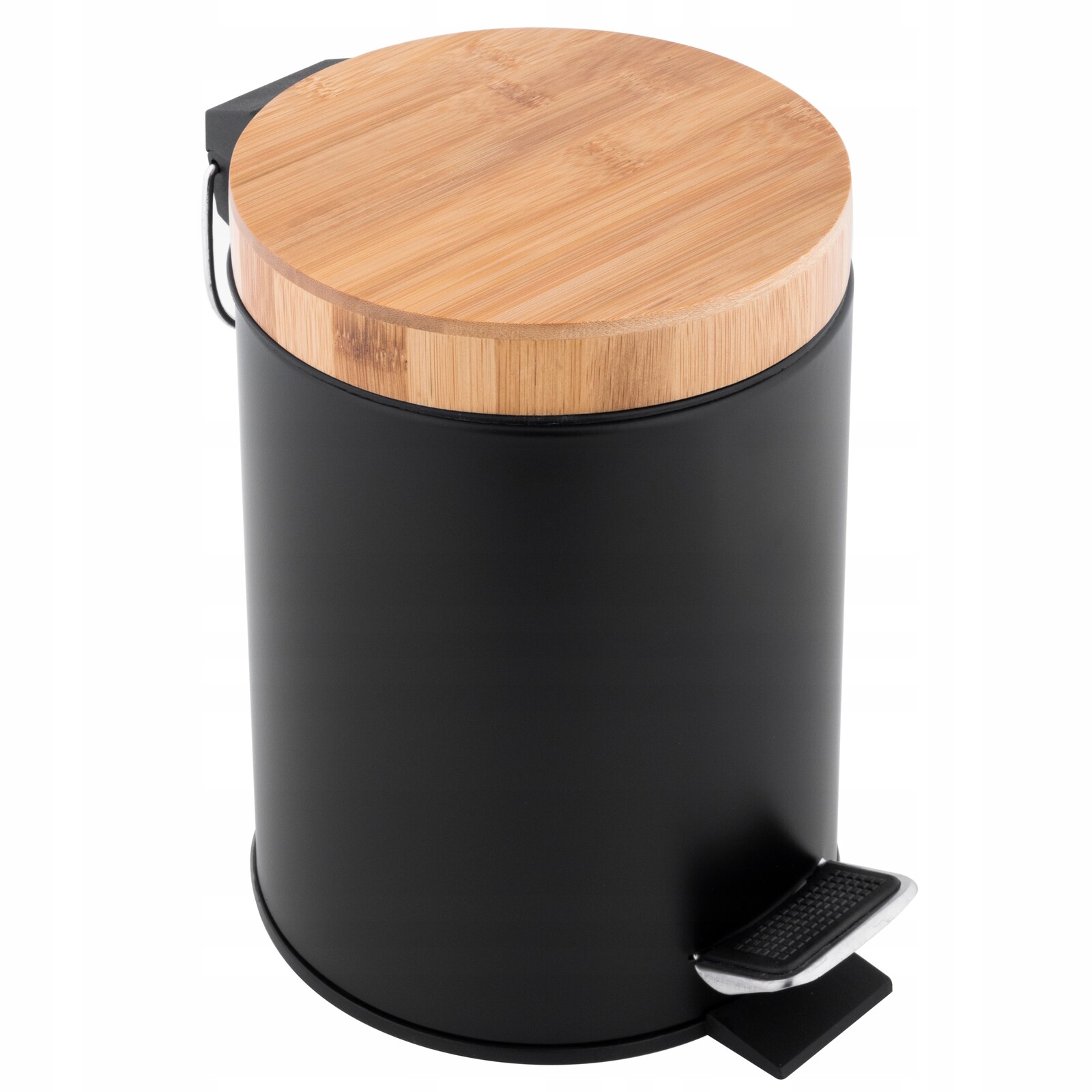 Koupelnový koš kovový Yoka Home 3 l černý