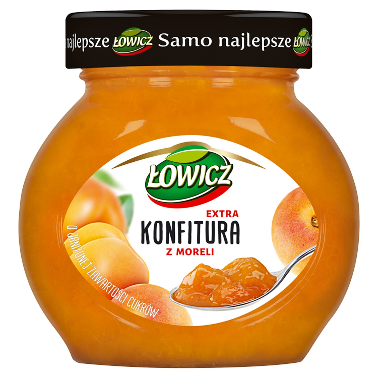 6x Łowicz Zavařenina Extra s meruňkami 240 g