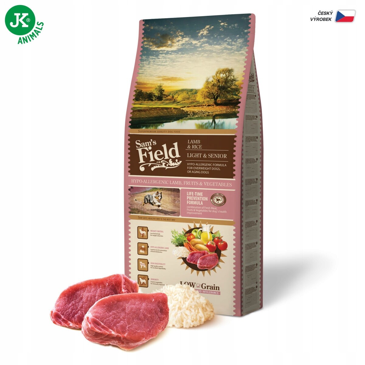 Sam's Field krmivo suché jehněčí 13 kg