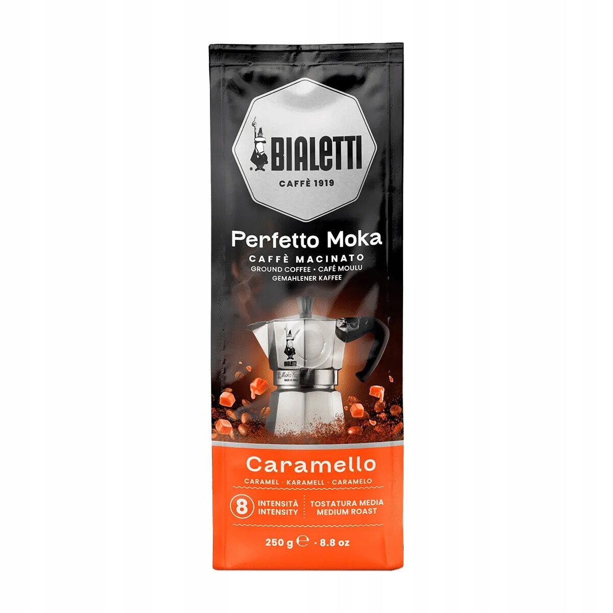 Mletá káva Bialetti Perfetto Moka Caramello 250 g