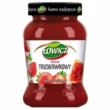 5X Łowicz Jahodový džem 450 g