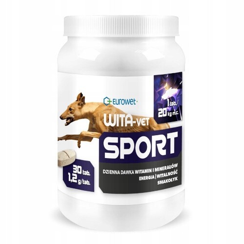 Eurowet Vita-Vet vitamíny pes Sport 30tx1,2g