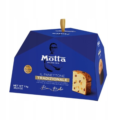 Motta Panettone Tradizionale – italská bábovka s ovocem a rozinkami 1 kg