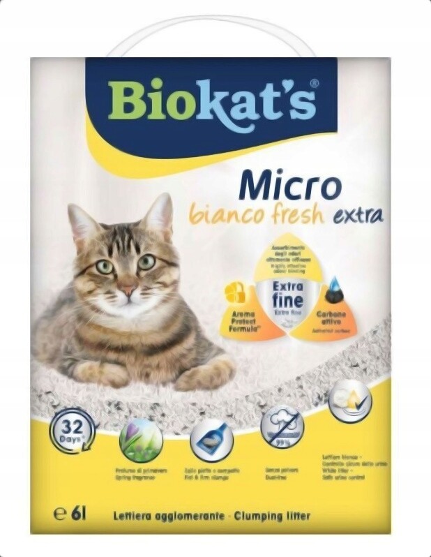 Biokats Bianco Extra 6 L Stelivo s aktivním uhlím