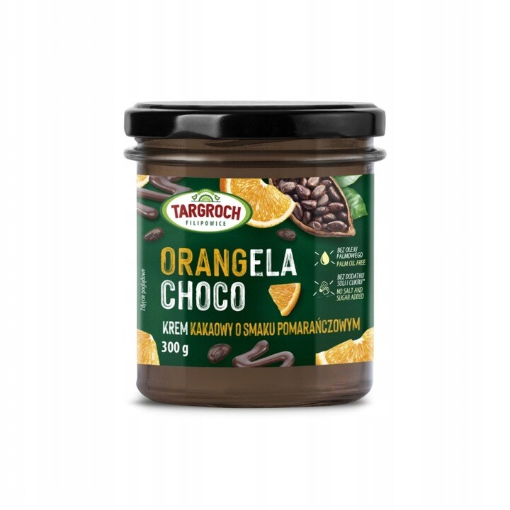 3X Targroch Kakaový krém s pomerančovou příchutí OrangEla Choco 300 g