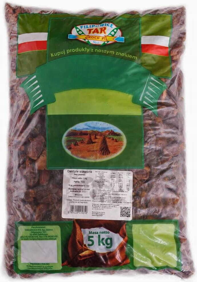 Sušené datle bez pecek 5 kg Targroch