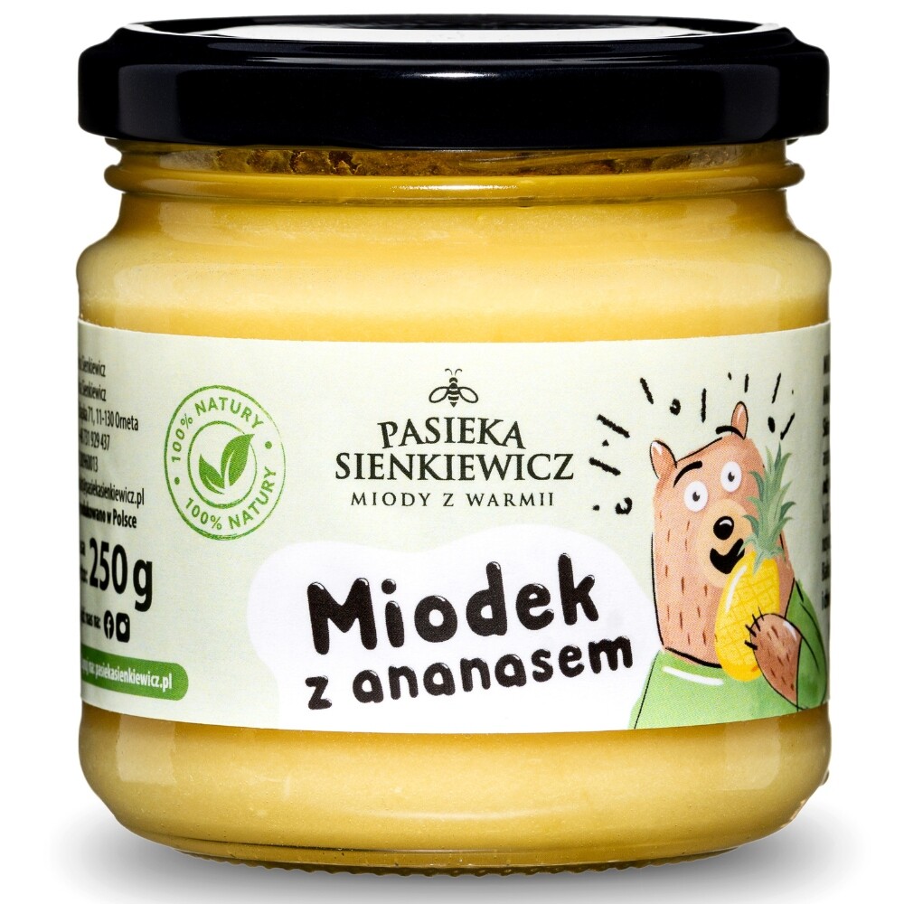 3x pasieka sienkiewicz Miodek S Ananasem 250G