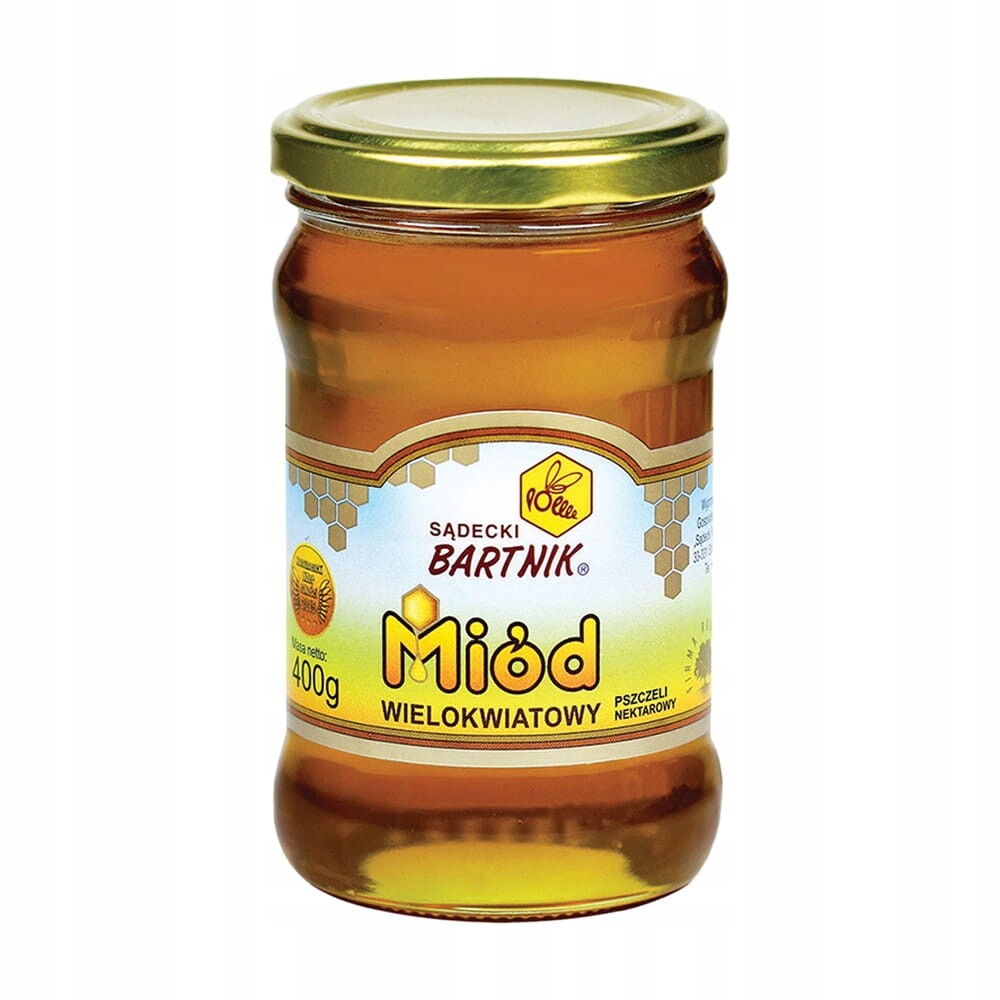 3X Bartnik Med mnohokvětý 400 g