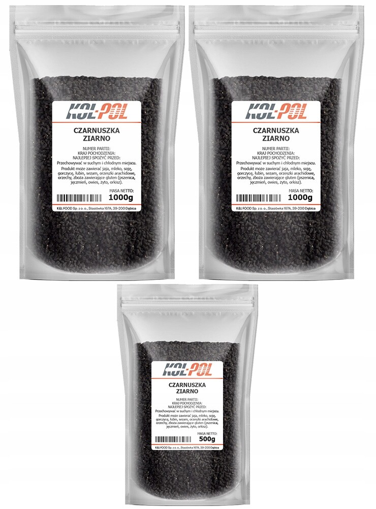 Černucha Zrno 2,5 kg Černý kmín přírodní aromatická semena Kol-Pol