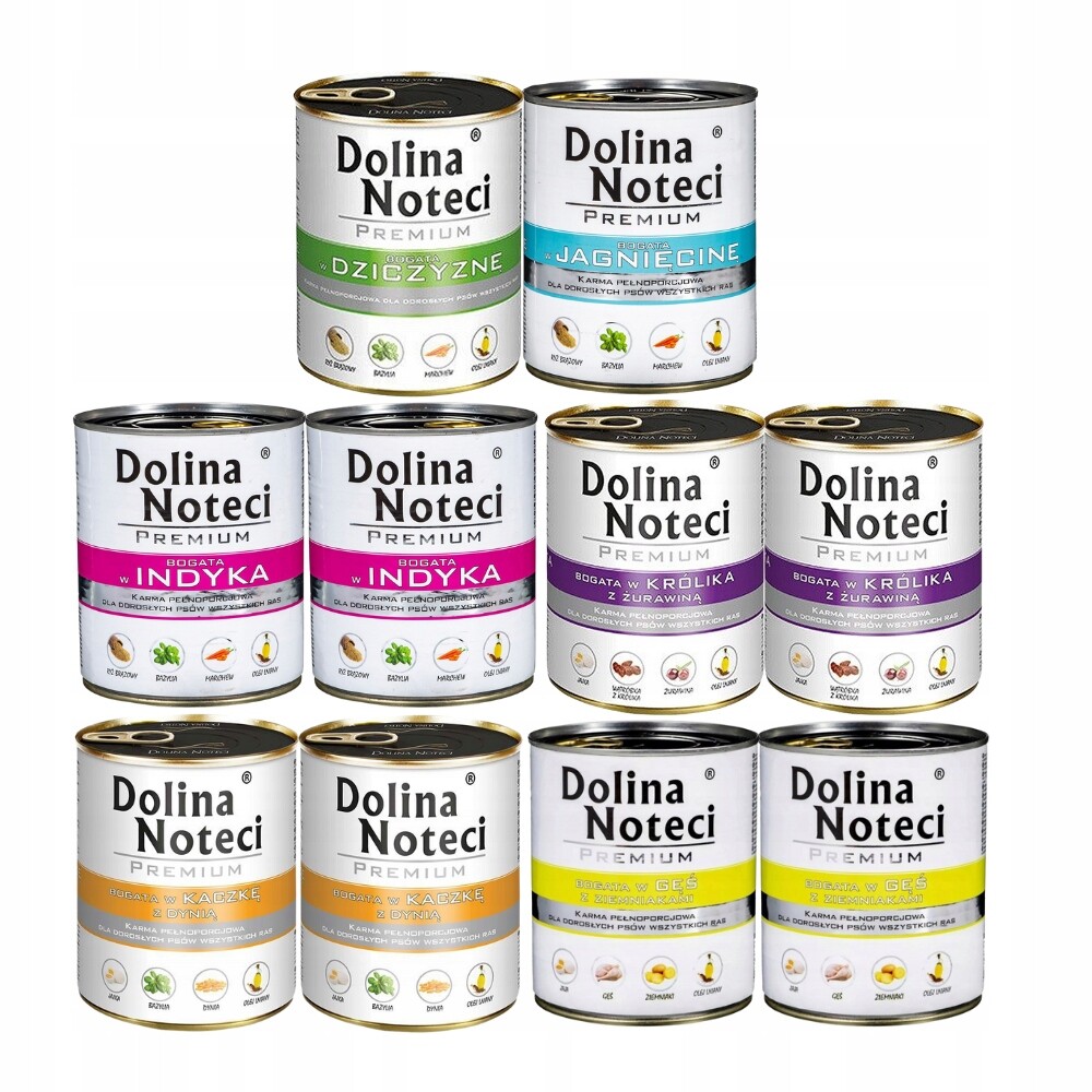 Dolina Noteci Premium Krmivo Pro Psa Mix chutí 10x800g