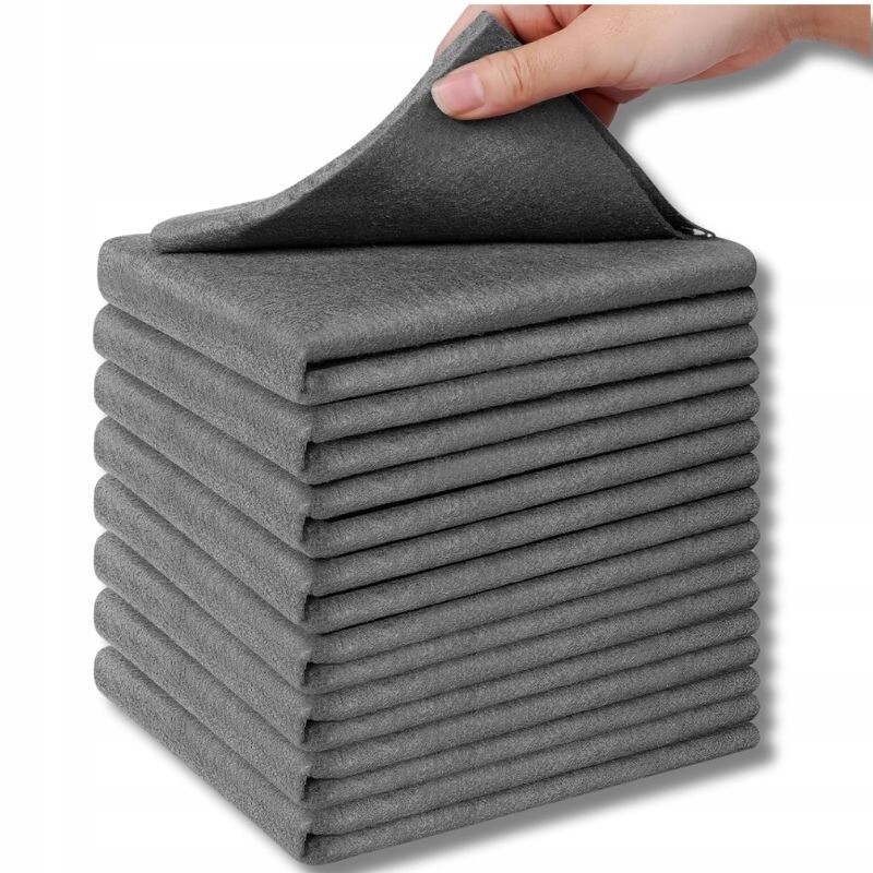 Bezšmouhové Utěrky Na Mytí Skel Oken Kouzelné Bez Šmouh 30x40CM 10 Ks