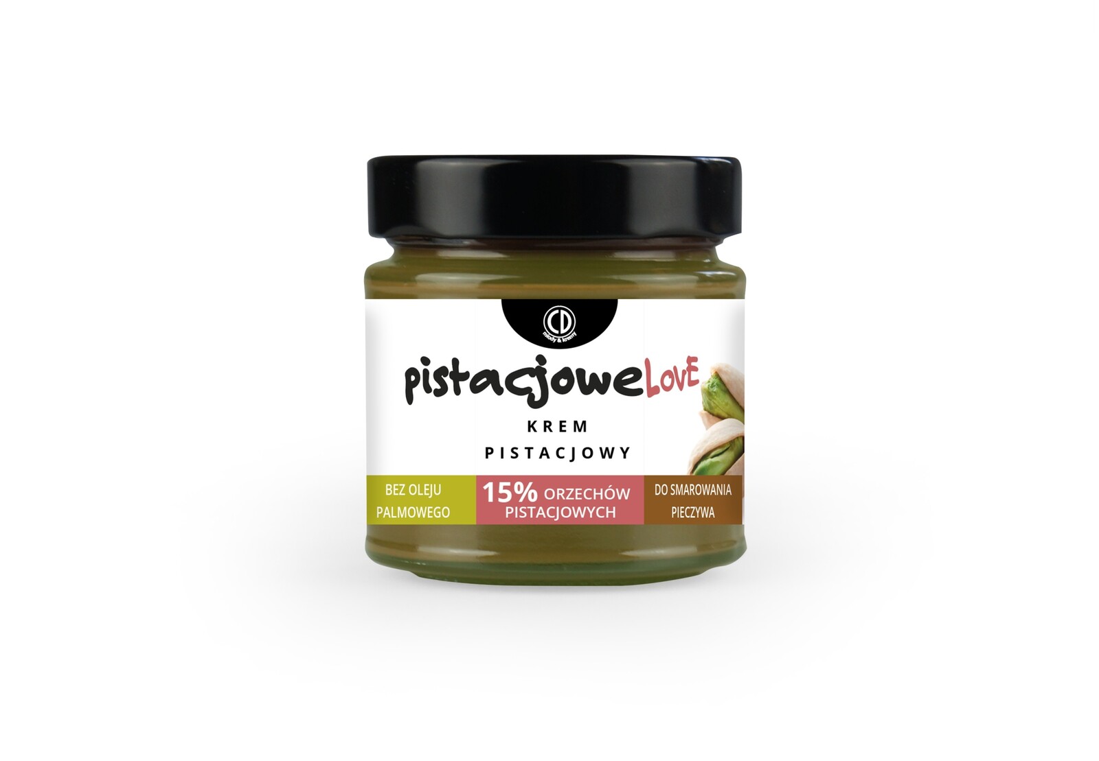 3X Pistáciová náplň Pistácie 15% CD, 200 g