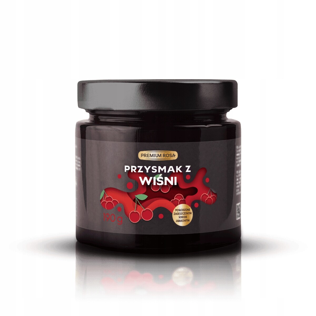 4x Premium Rosa Pochoutka z třešní zavařenina 190 g