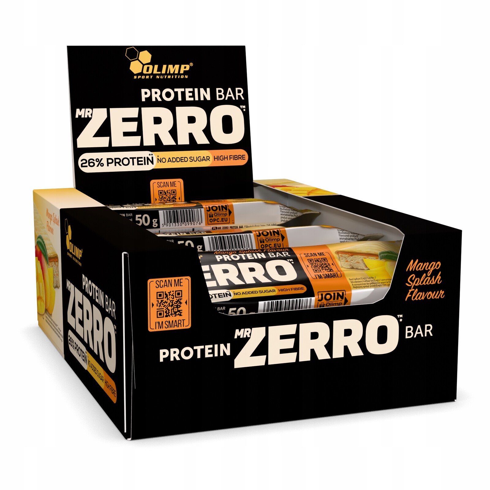 Olimp Mr Zerro Protein Bar 25 X 50 g Proteinová Tyčinka Wpc Mango Splash Flavour