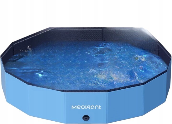 Meowant Bazén Brouzdaliště pro psy skládací, Pvc, protiskluzová, 200 x 30 cm