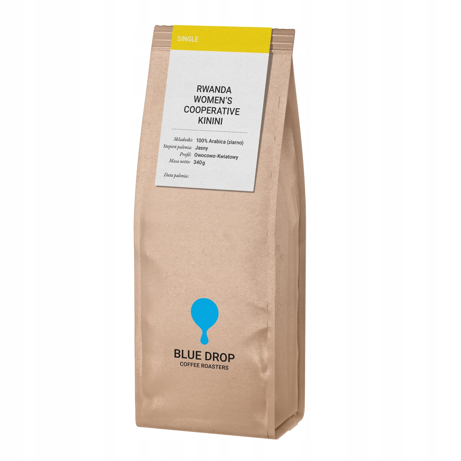 Káva zrnková Rwanda Kinini Specialty 100% Arabica světle pražená 340 g