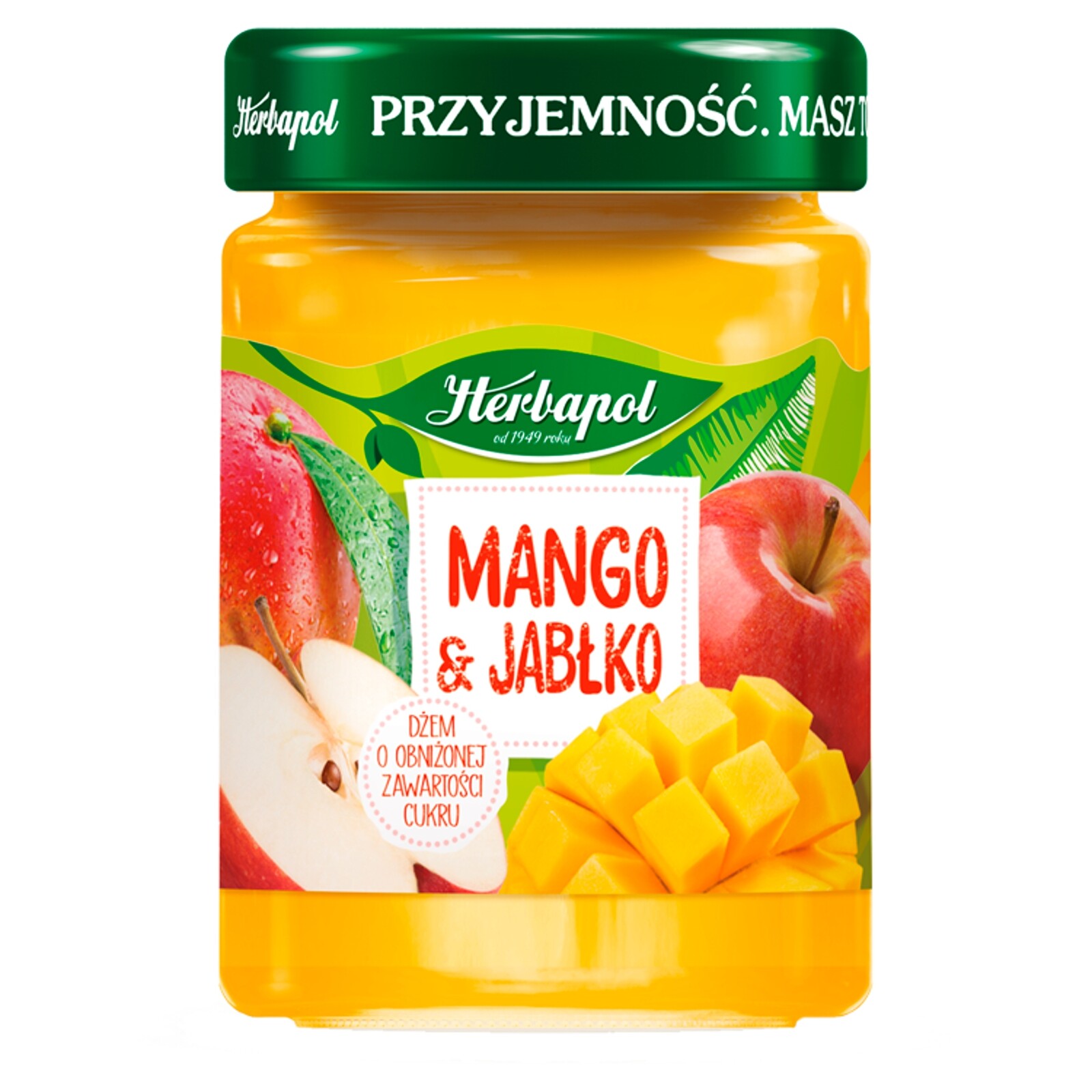 9X Mangový džem a jablko Herbapol 280 g