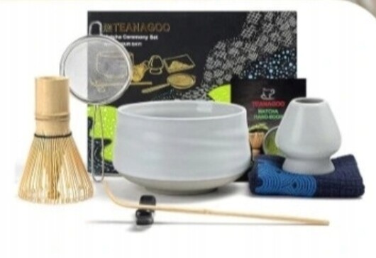 Teanagoo Sada pro japonský čaj matcha Bílá