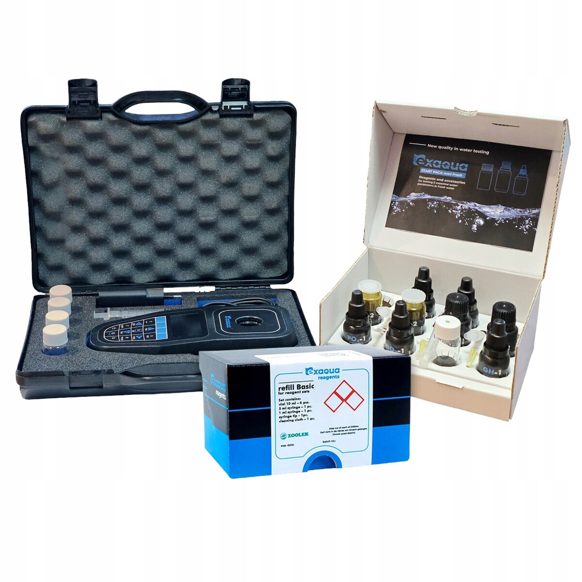 Exaqua PRO3 SET1 Víceparametrový fotometr Fresh činidla Bonus