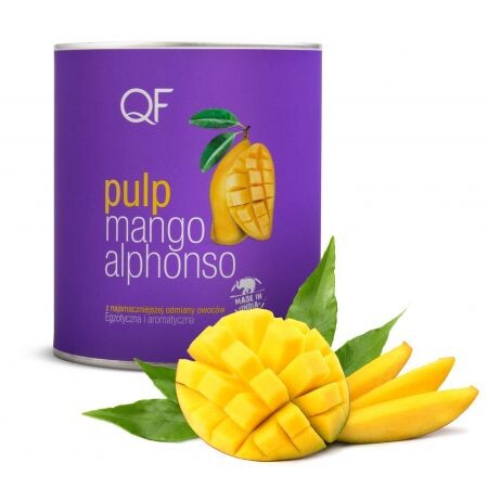 3X Quality Food Pyré s mangem Alphonso 99,9% mango 850 g