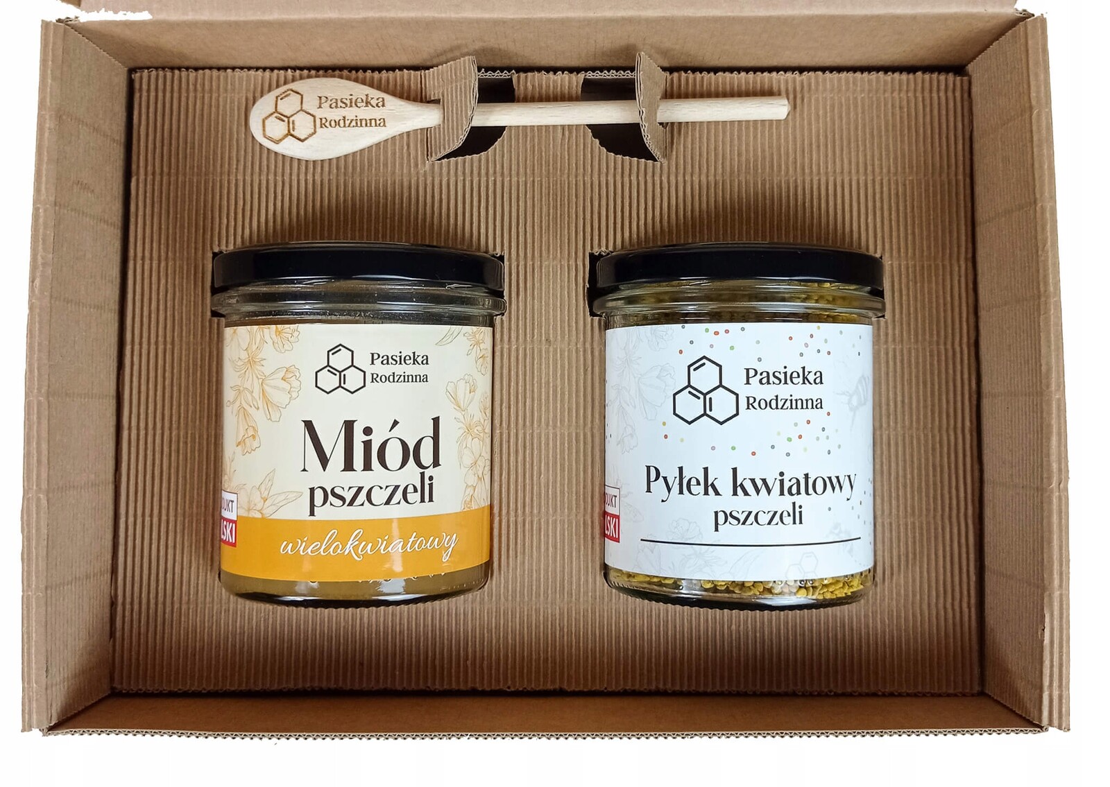 Vánoční Dárková Sada Lipový med 410 g Pyl 200 g s obalem