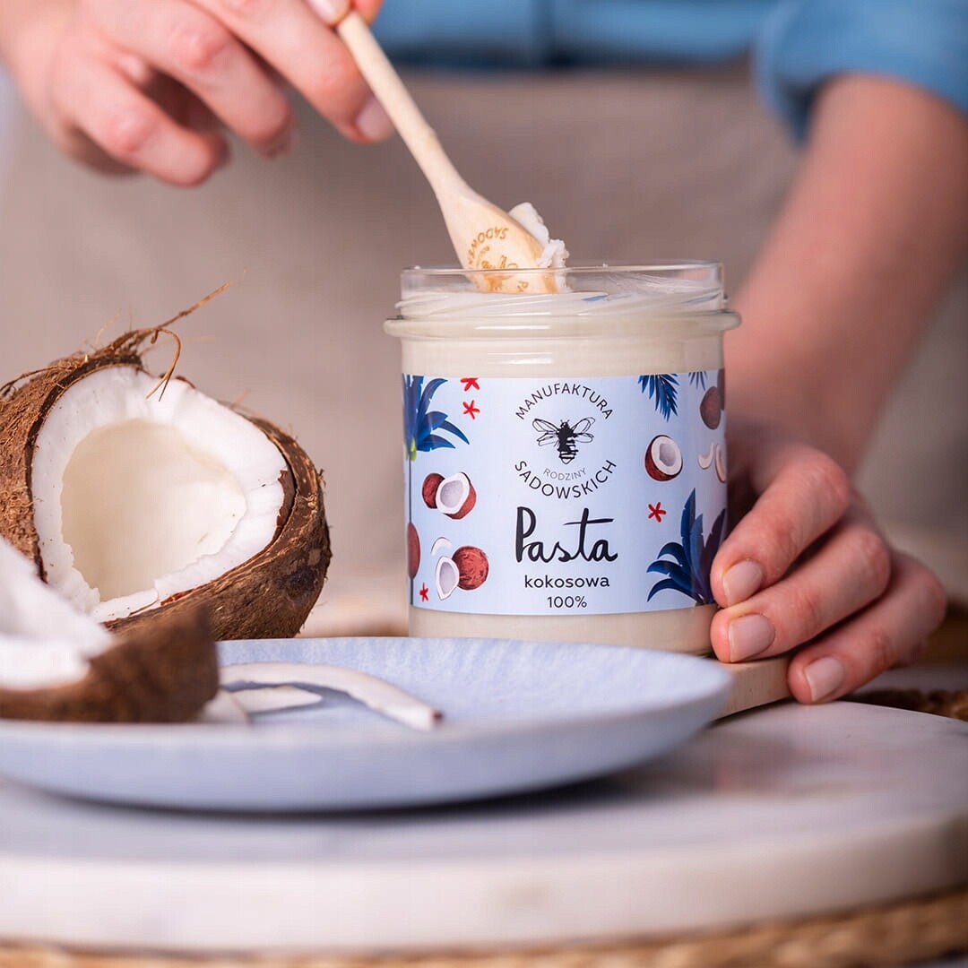 3x Pasieki Rodziny Sadowskich Kokosová pasta 300 g