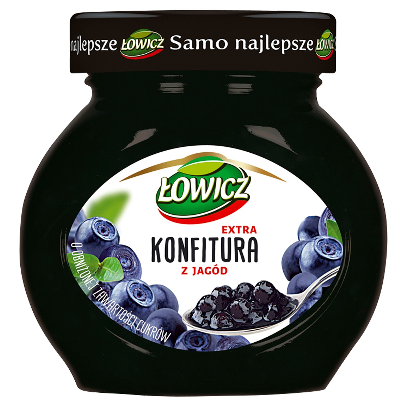 4X Łowicz Zavařenina Extra borůvková 240 g