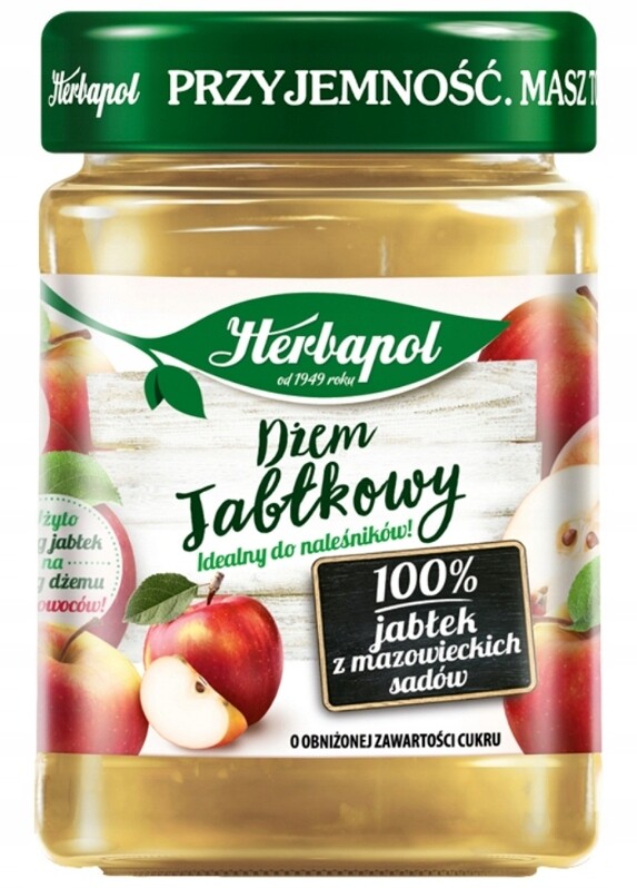 9X Herbapol Jablečný džem 280 g