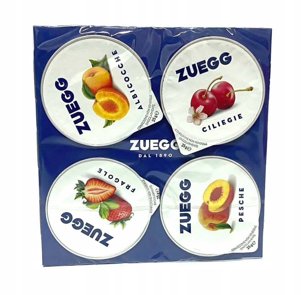 9x Mix džemů Poker Assortiti 4x 25 g Zuegg