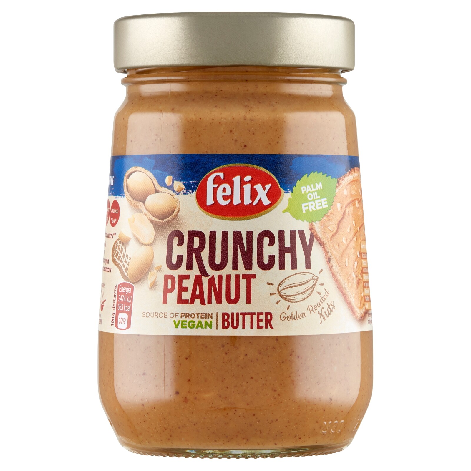 3x Felix Arašídový krém s kousky arašídů 340 g