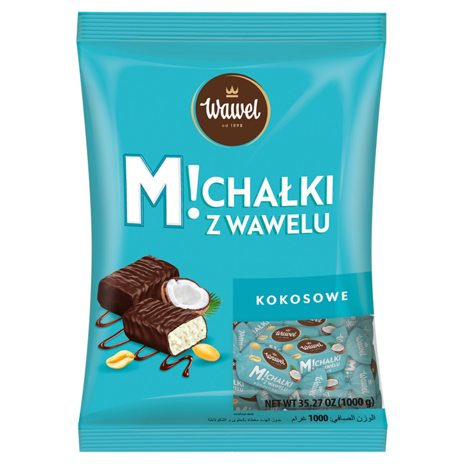 2x Wawel Michalky kokosové Bonbóny 1 kg