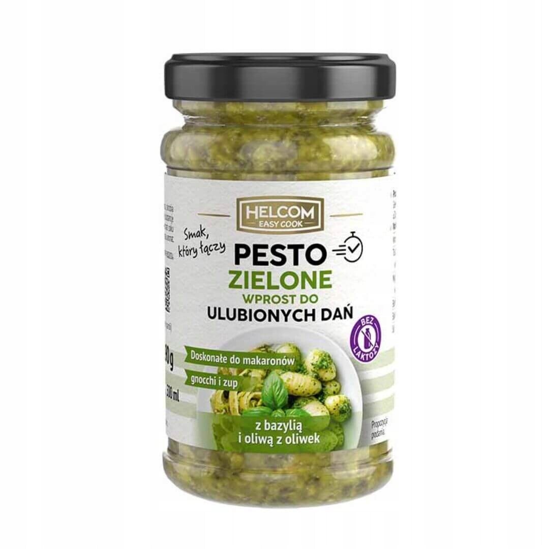 6 x Helcom Easy Cook Pesto zelené přímo s bazalkou a olivovým olejem 210 g