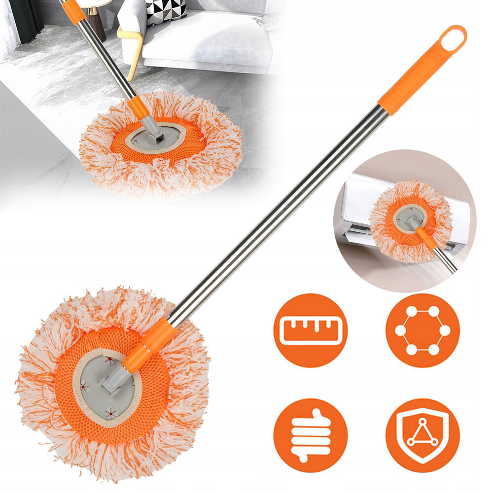 Slunečnicový Rotační Mop Na Stěny A Stropy, Délka 2 M, Měkká Hlava