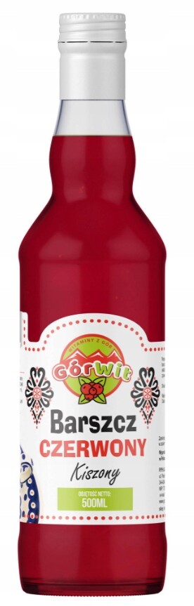 5 x GórWit boršč červený Kysaný 500 ml