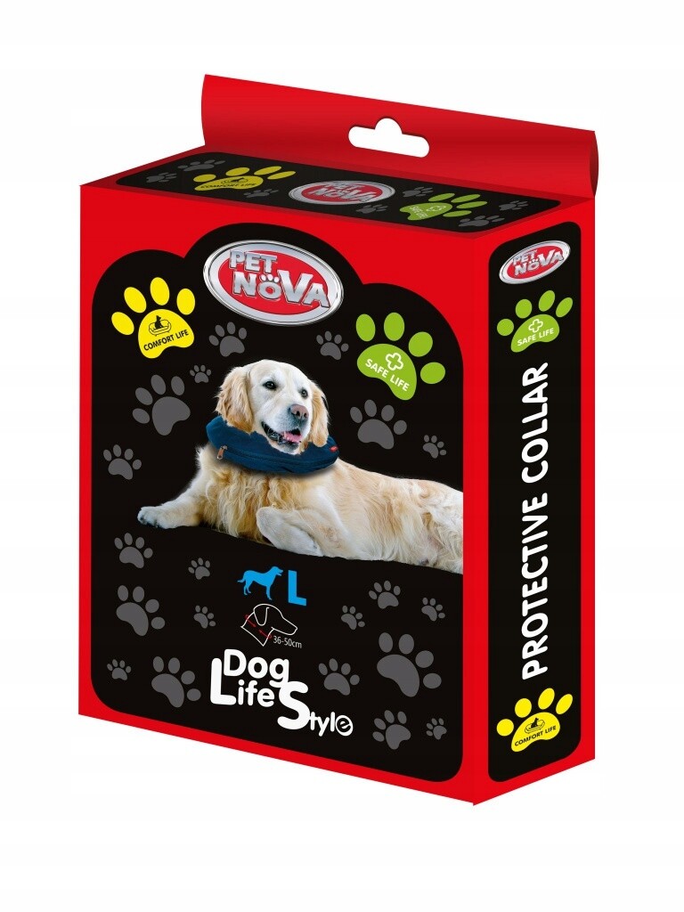 Pet Nova Nafukovací ochranný límec L 36-50 cm