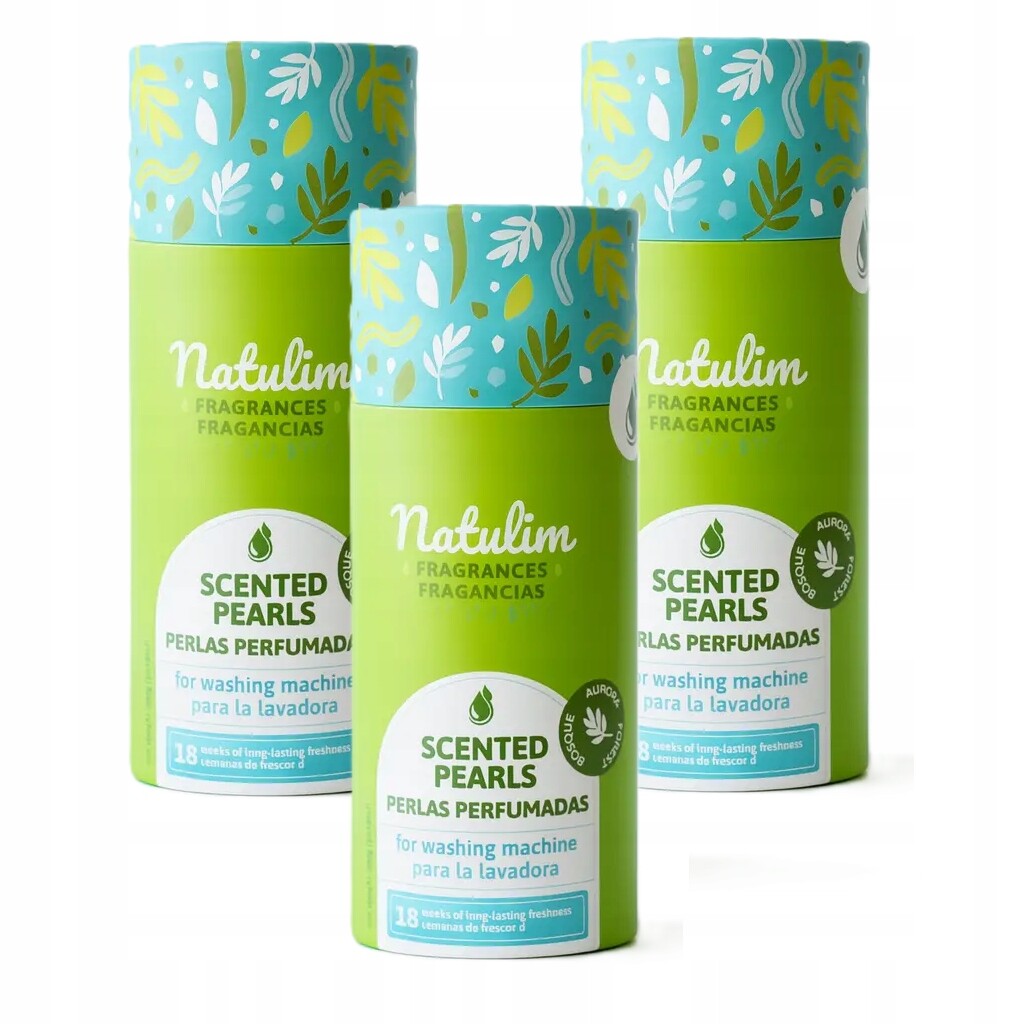 Vonné perličky na praní lesní ráno přírodní eko Natulim 3 ks
