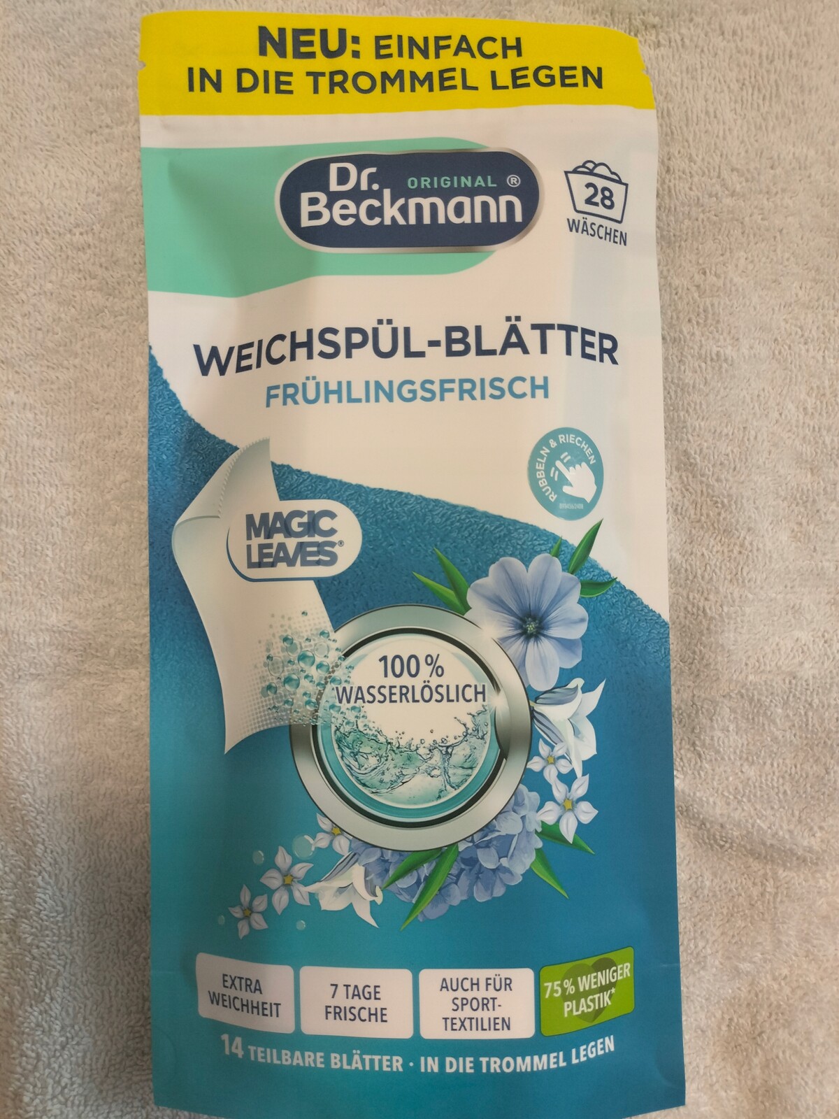 Listy na praní Dr. Beckmann 14 ks