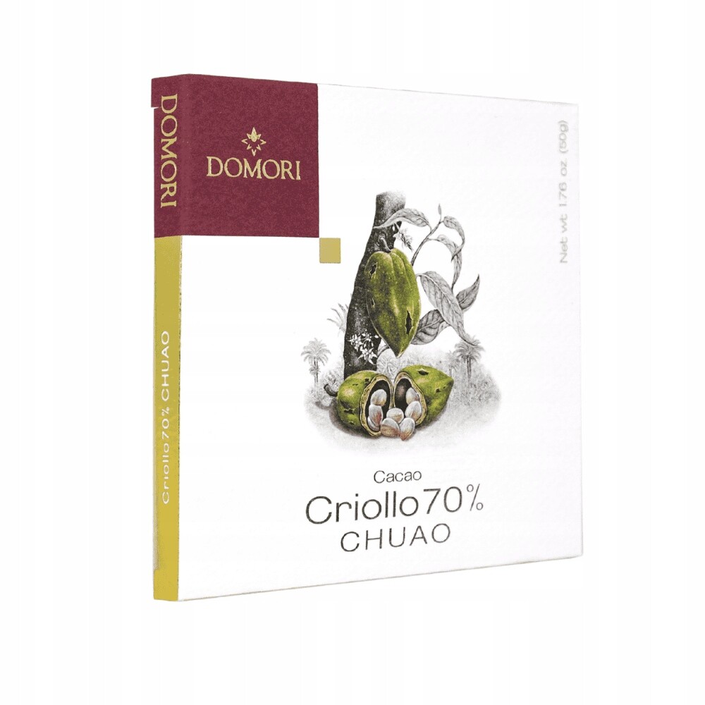 2x Domori tmavá čokoláda Criollo Chuao 50 g